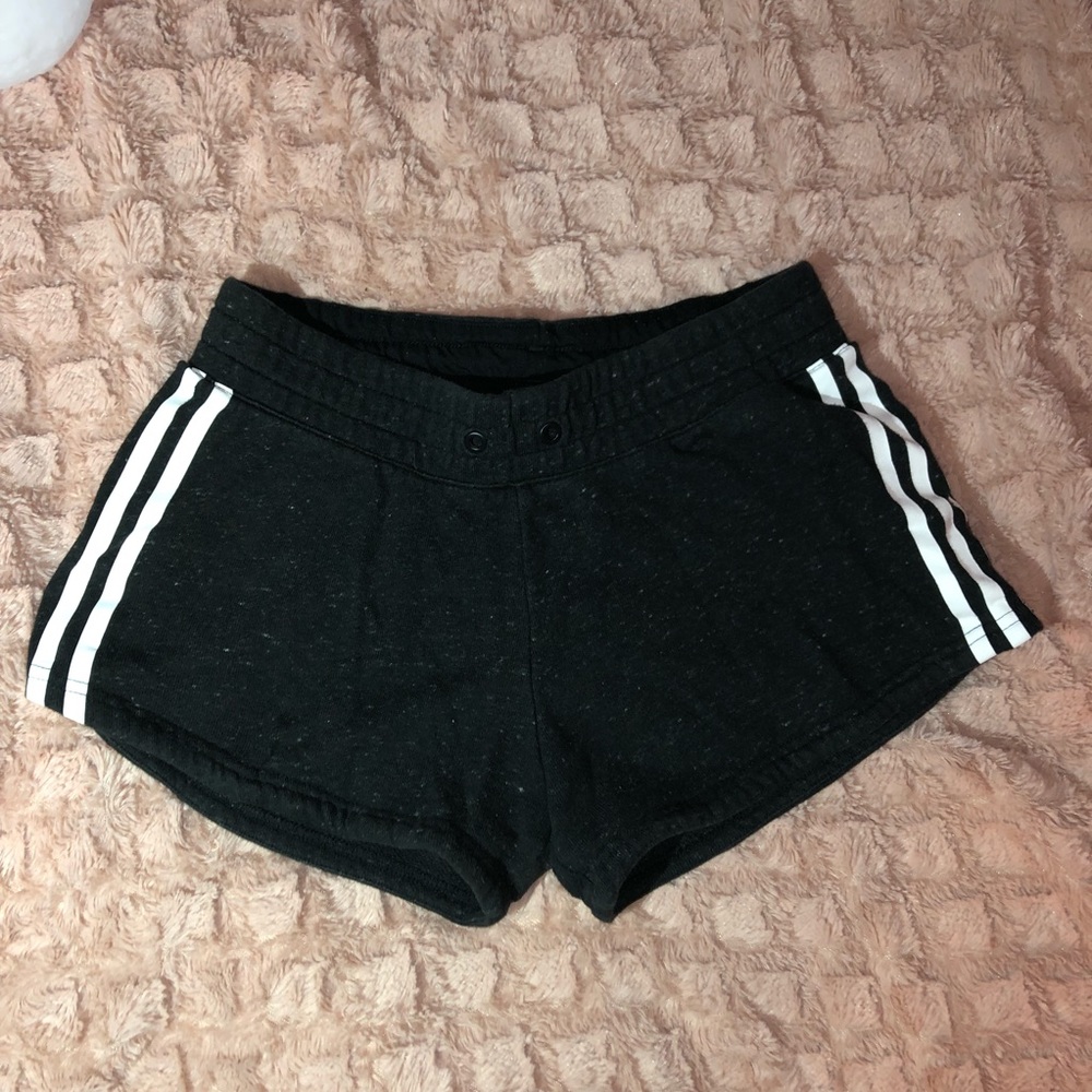 Soft Black Adidas Shorts